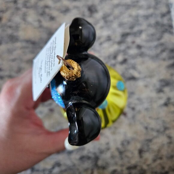 RARE VINTAGE CHRISTOPHER RADKO MINNIE MOUSE ITALIAN GLASS CHRISTMAS ORNAMENT - Picture 5 of 7